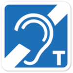 Símbolos de acessibilidade para deficientes auditivos